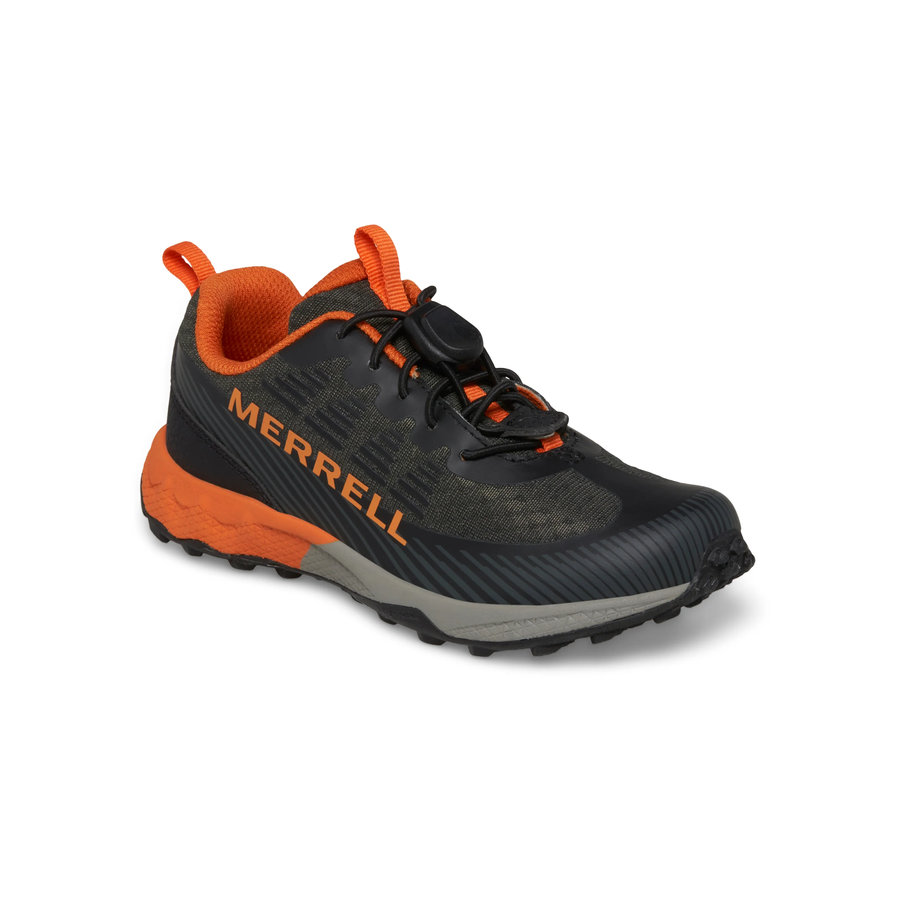 Agility Peak Sneaker - Big Kid Olive/Black/Orange - Image 2