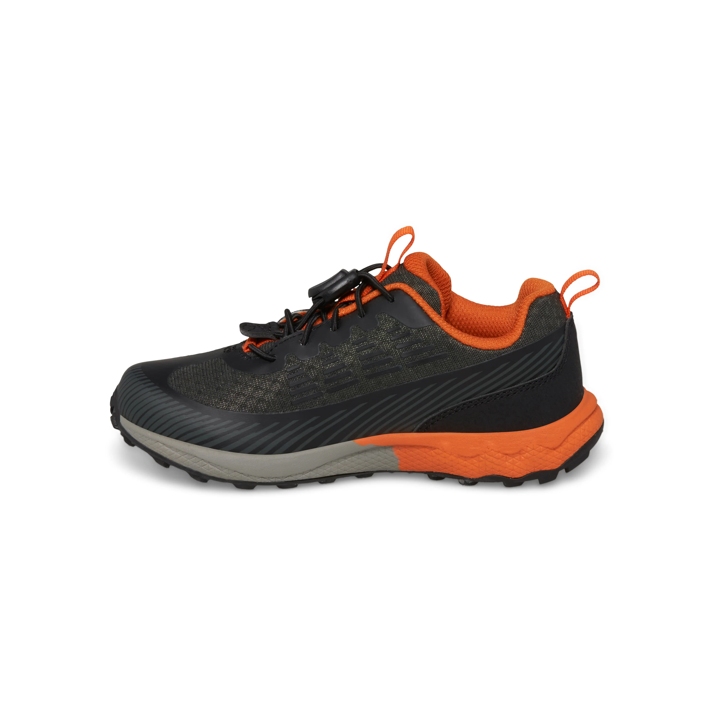 Agility Peak Sneaker - Big Kid Olive/Black/Orange - Image 4