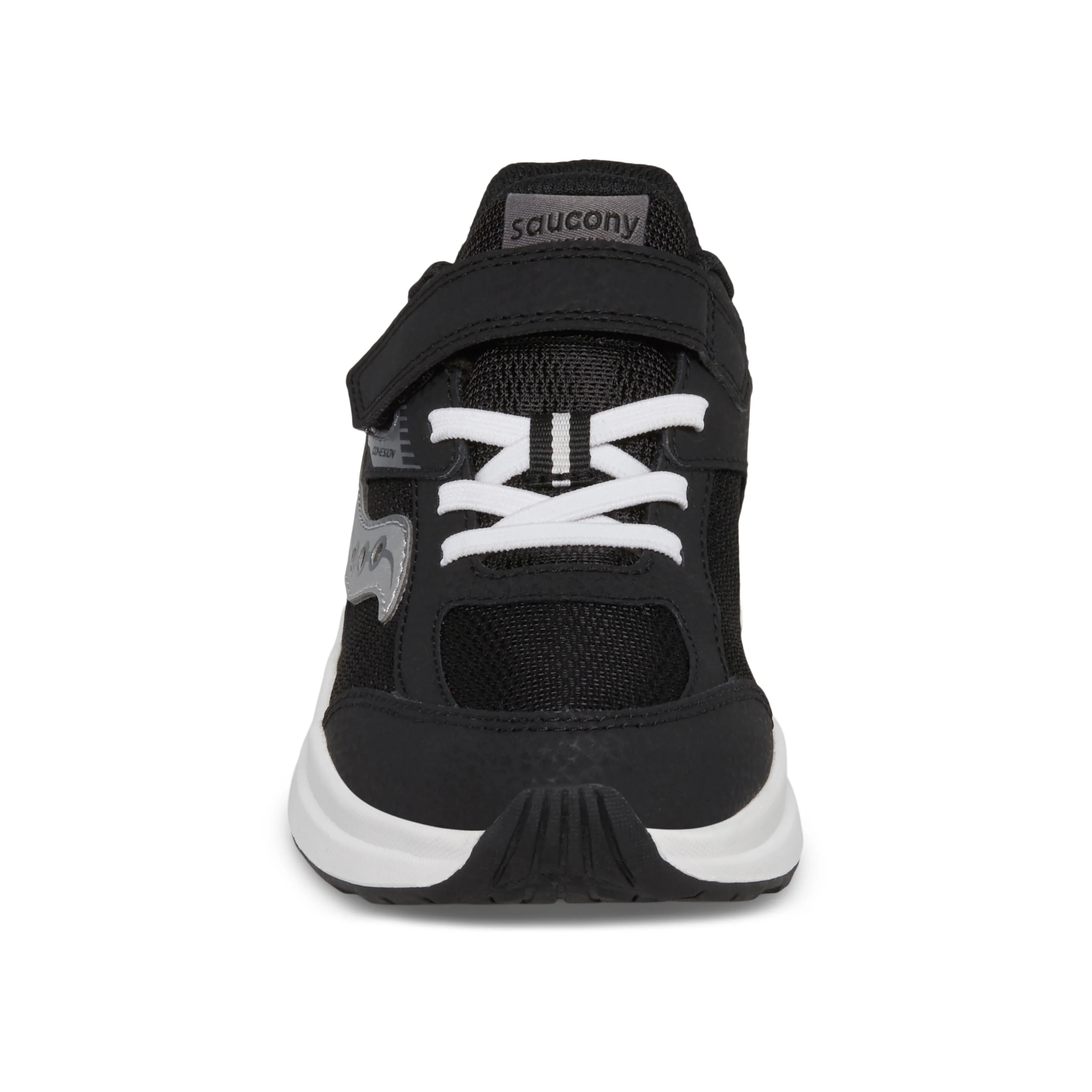 Cohesion Kdz A/C Sneaker - Big Kid Black/White - Image 5