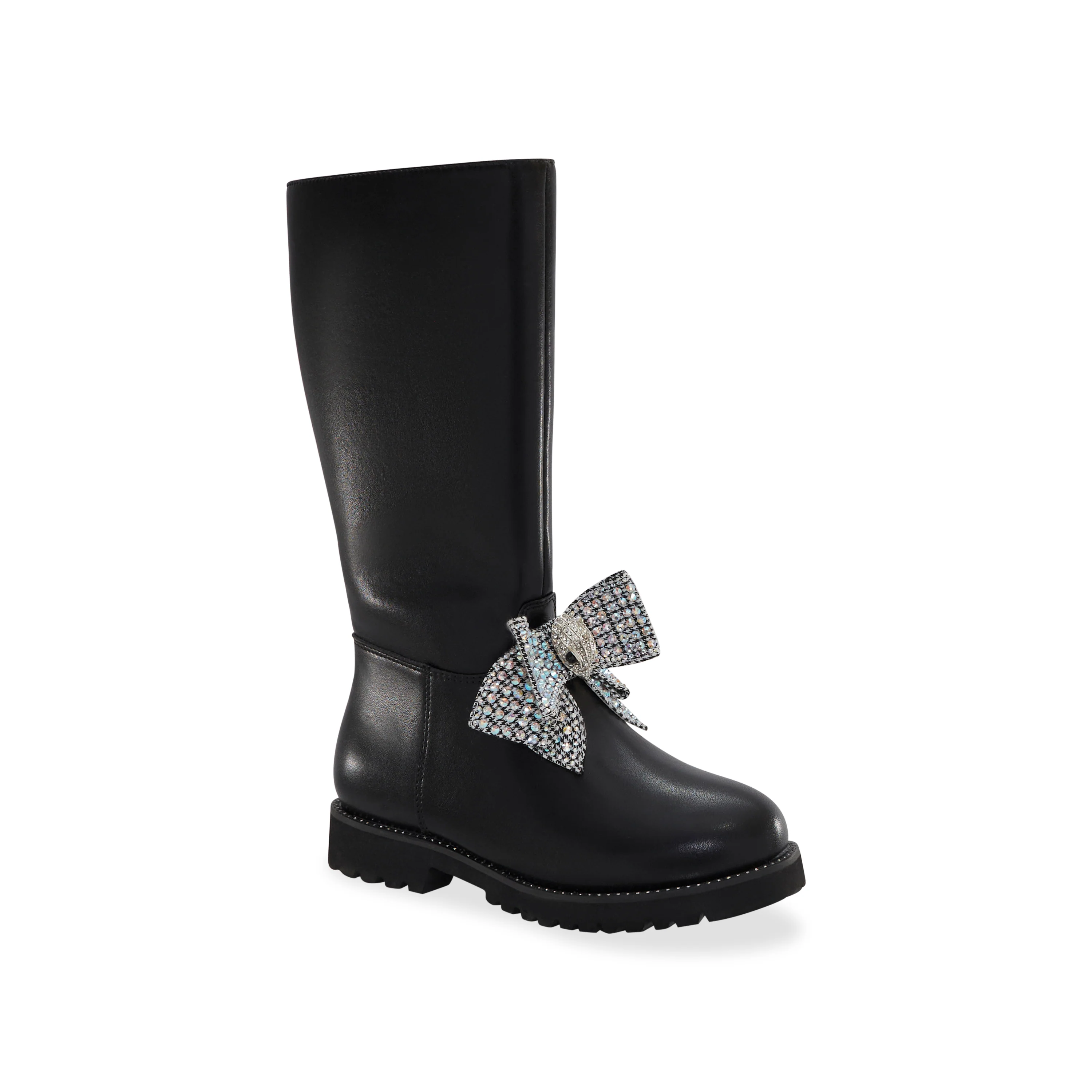 Kensington High Leg Bow Boot - Big Kid Black - Image 2