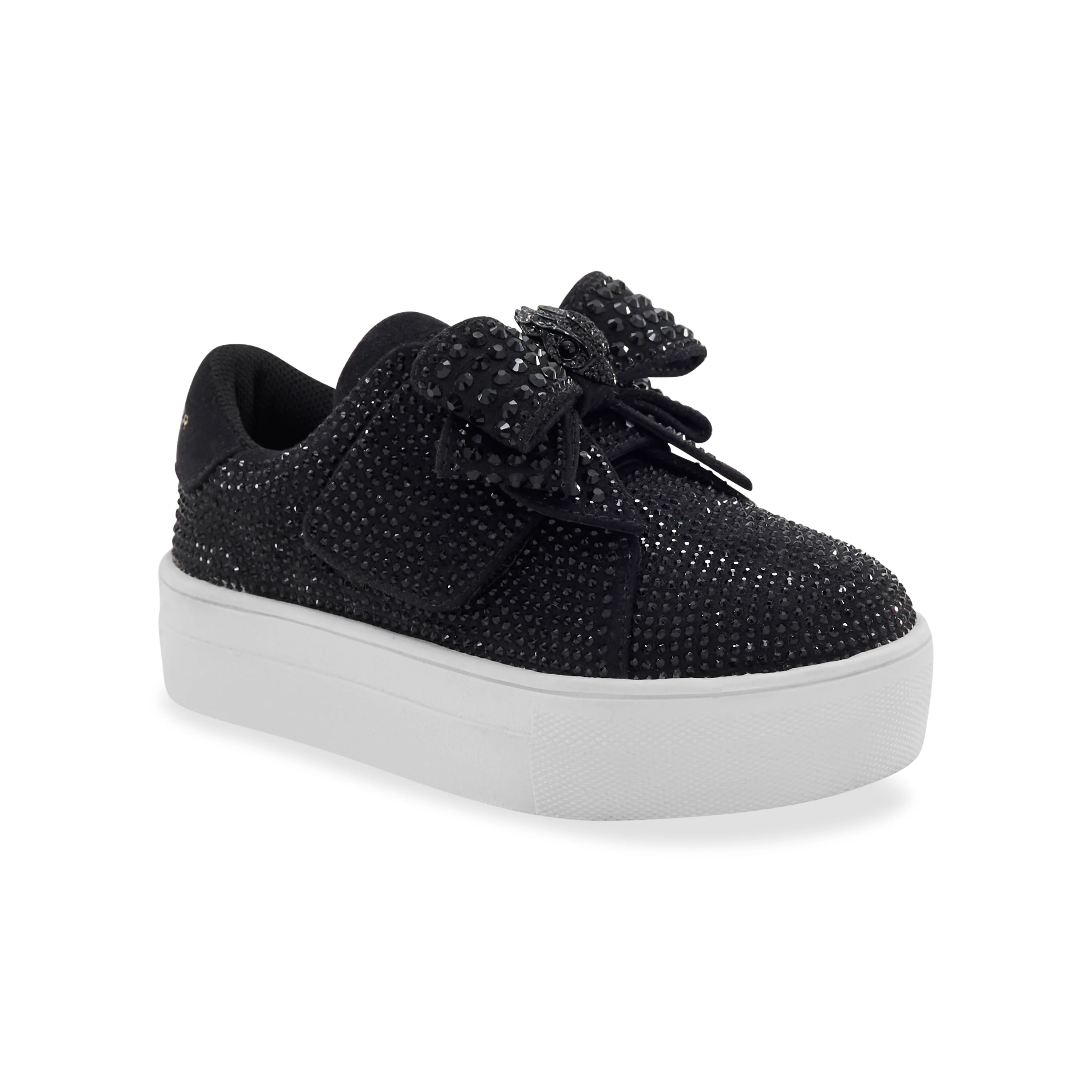 Mini Laney Bow Sneaker - Little Kid Black/White - Image 2