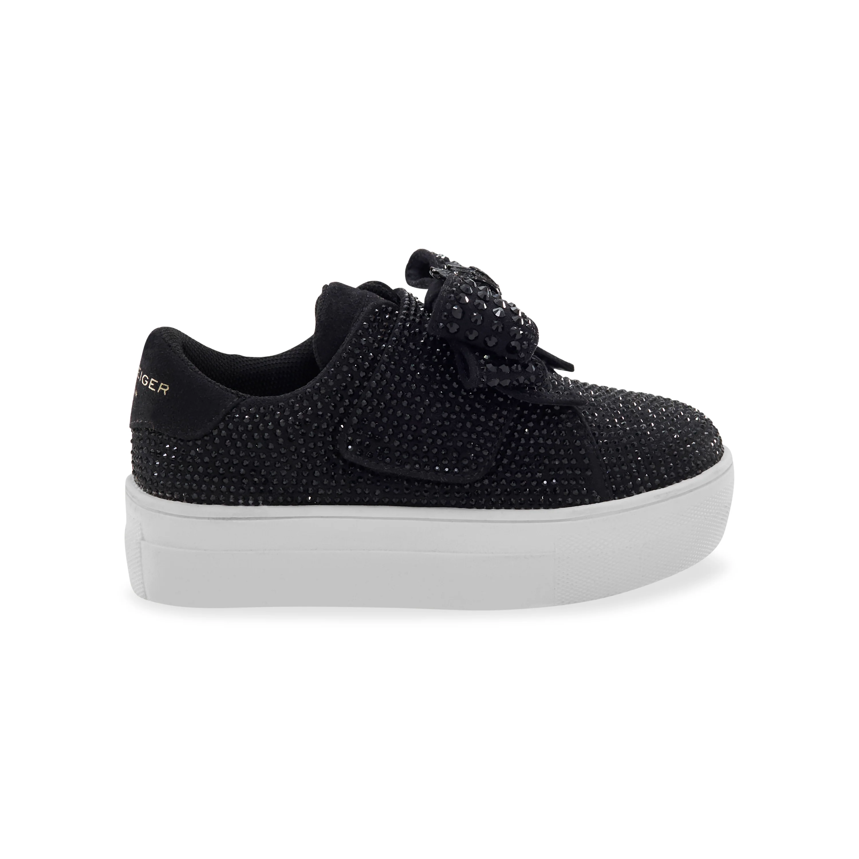 Mini Laney Bow Sneaker - Little Kid Black/White - Image 9