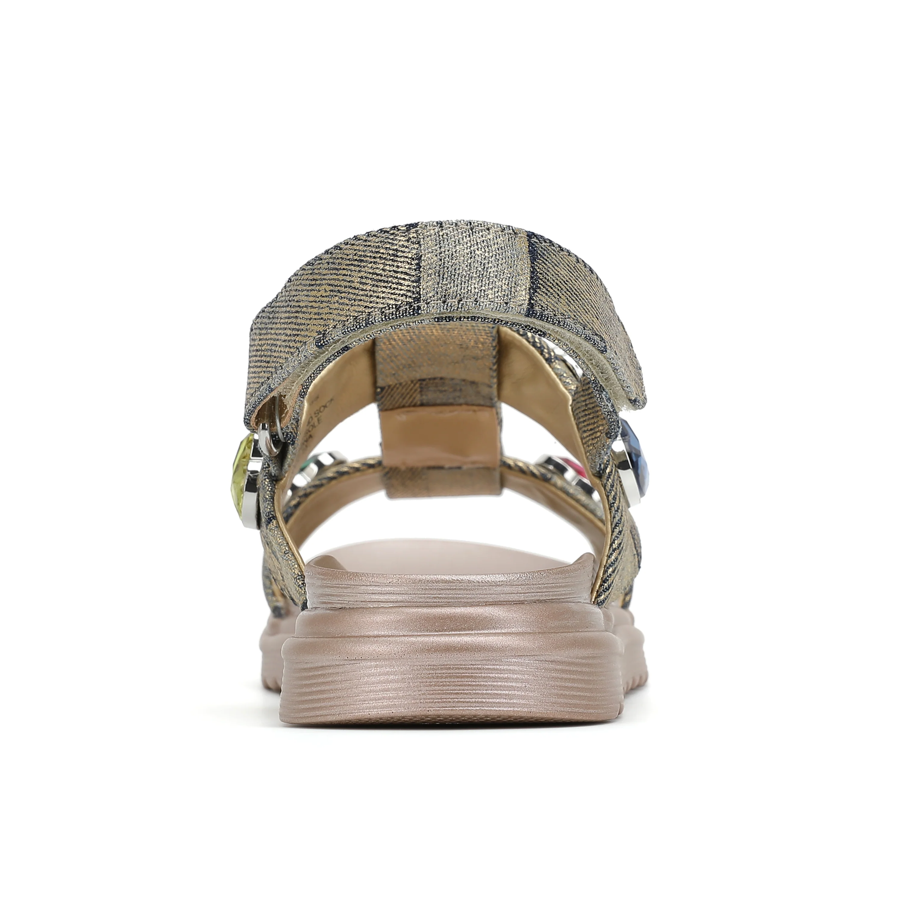 Mini Orson Hearts Sandal - Big Kid Gold - Image 3