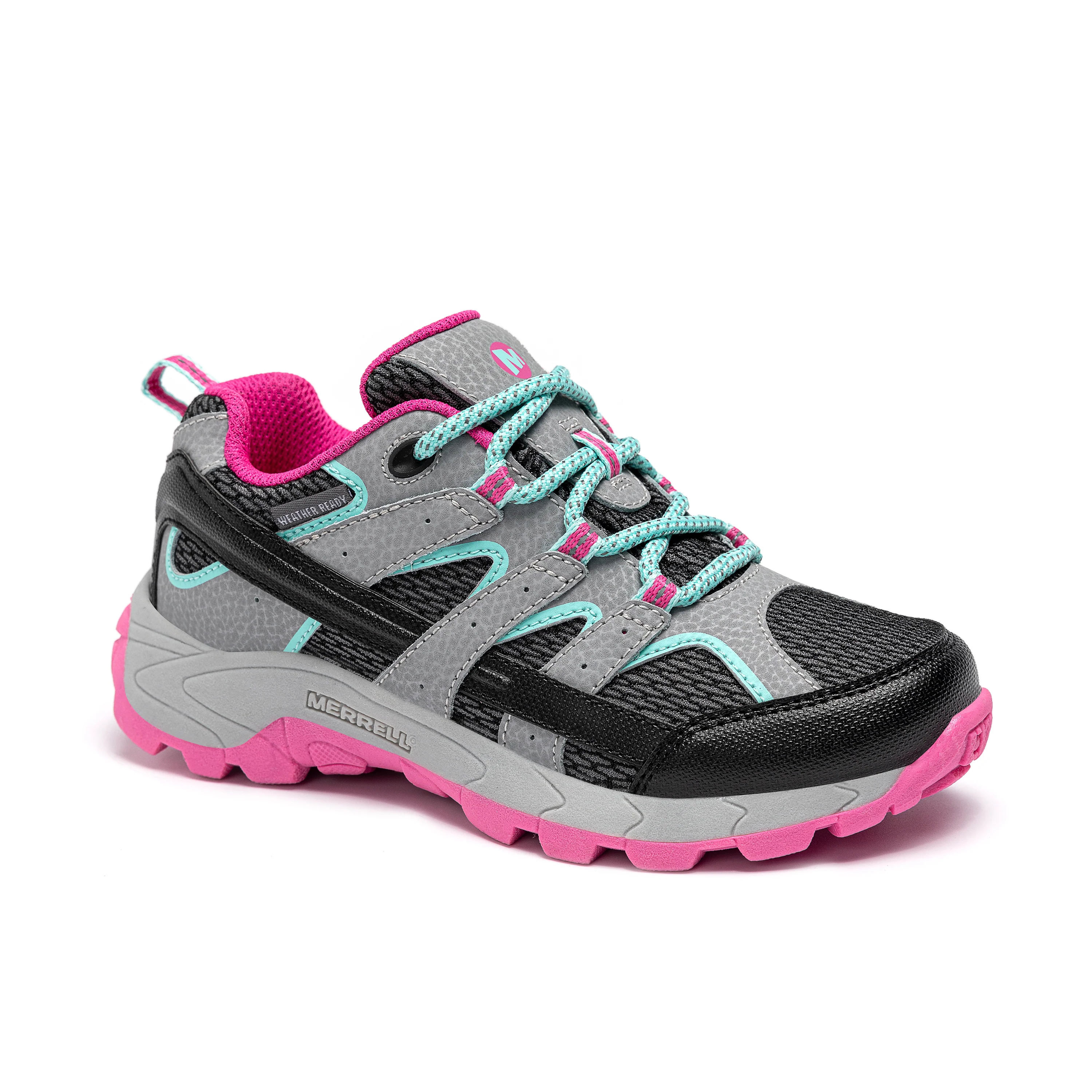 Moab KDZ Sneaker - Big Kid Grey/Pink - Image 2