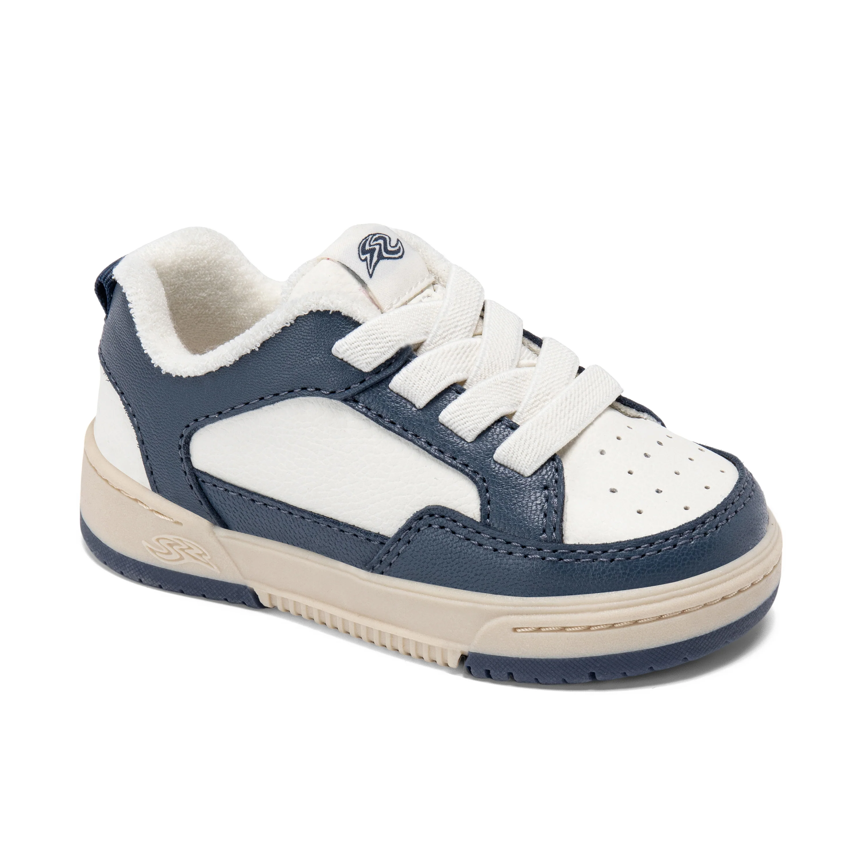 Osaka Sneaker - Little Kid White/Navy - Image 2