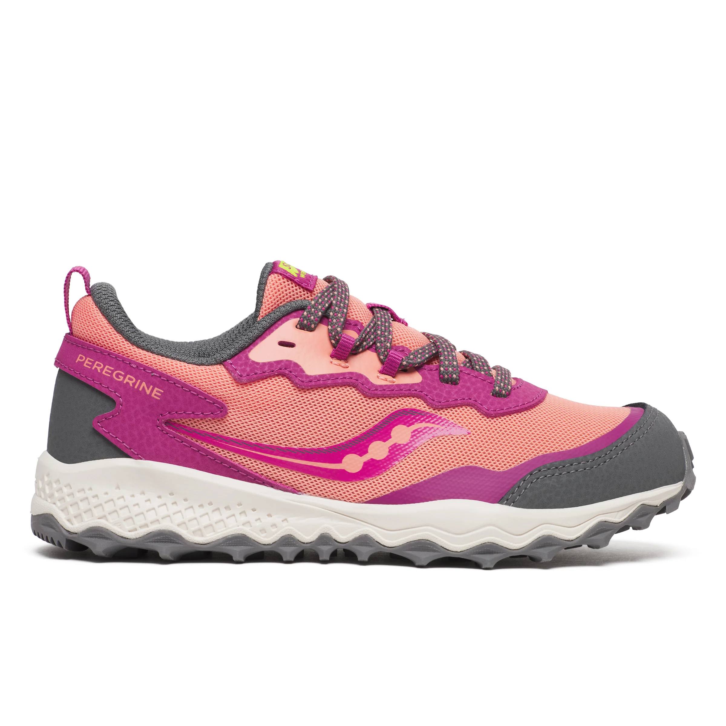 Peregrine KDZ Shield Sneaker - Big Kid Berry/Coral