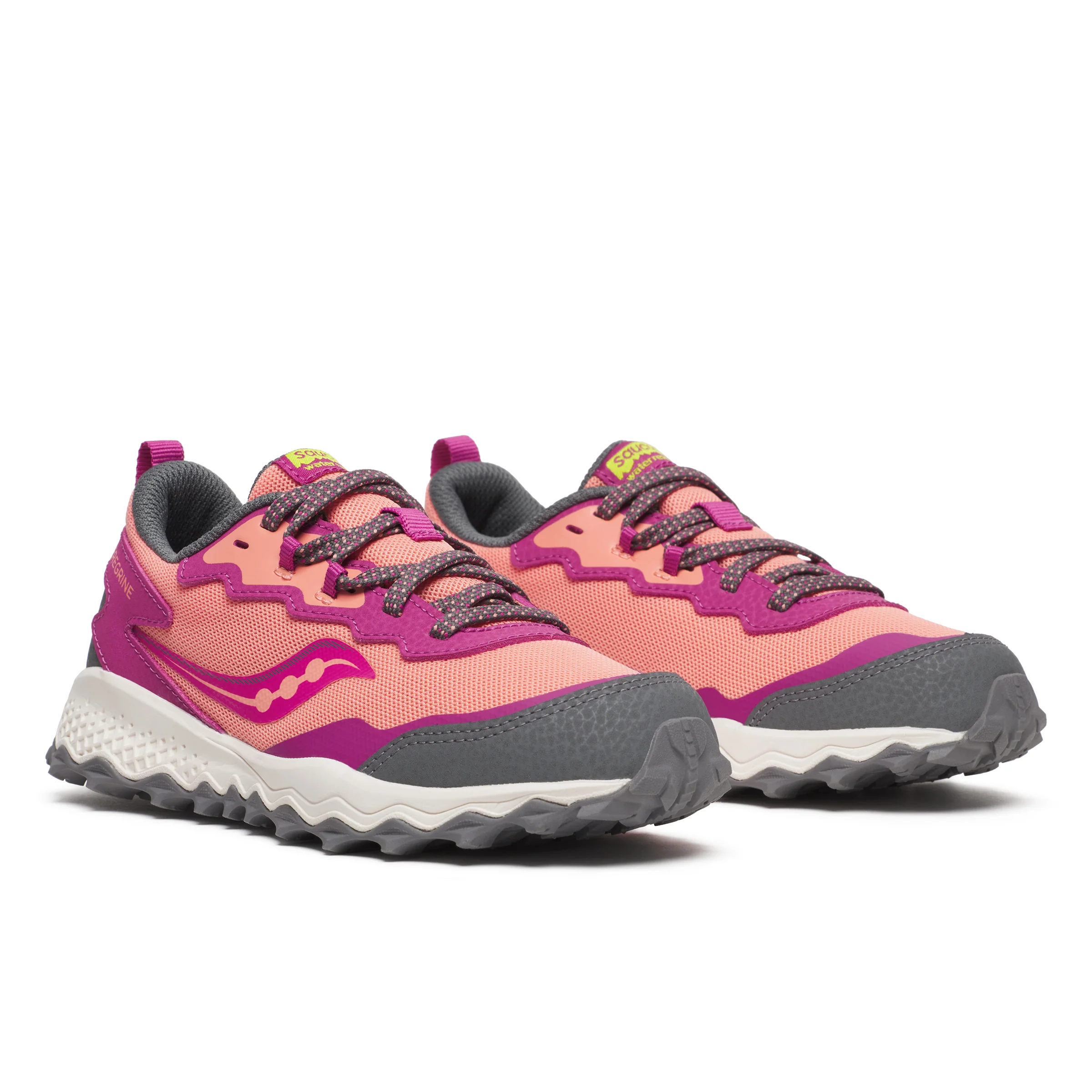 Peregrine KDZ Shield Sneaker - Big Kid Berry/Coral - Image 2