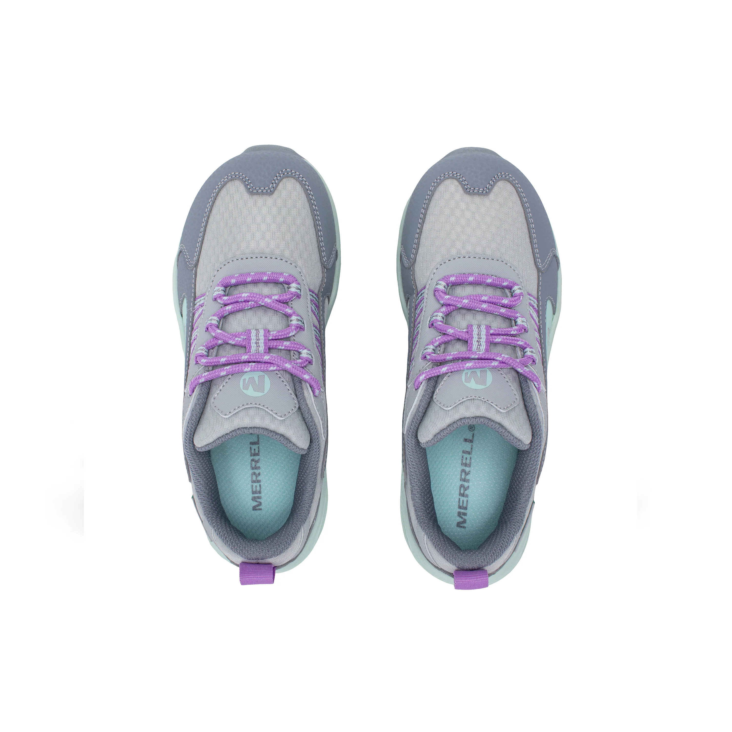 Stowe Low Sneaker - Big Kid Grey/Aqua - Image 5